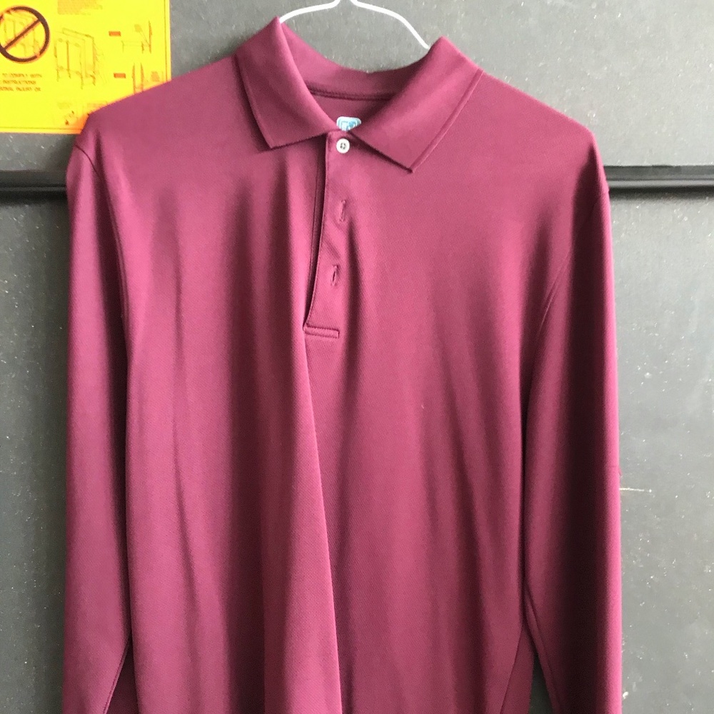 Maroon PGA Tour Polo